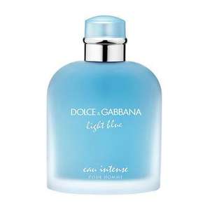 Dolce and Gabbana Light Blue Homme Eau Intense EDPS 200ml £49.68 @ Fragrance direct