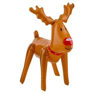 Reindeer Inflatable Christmas Figure £1 @ Poundland