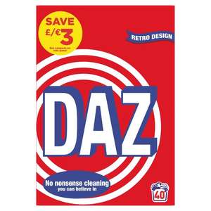 Daz Washing Powder (40 Washes) – £2.50 Instore @ Tesco Baldock