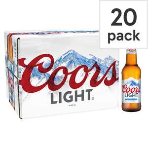 40x Coors Light 330Ml £20 Tesco in store and online