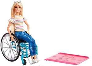 Barbie GGL22 Doll and Wheelchair £16.99 prime / £21.98 non prime @ Amazon