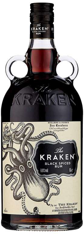 Kraken Black Spiced Rum 1ltr at Amazon for £25.50