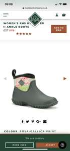 Muck boots up to 50% off sale + free delivery