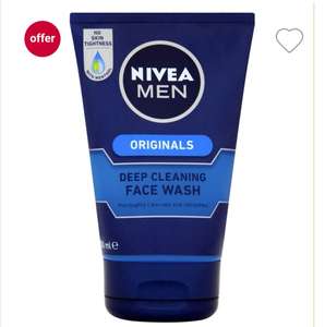 Nivea Men Deep Cleaning Face Wash Protect & Care 100ml @ Bodycare (Instore) for £1.49