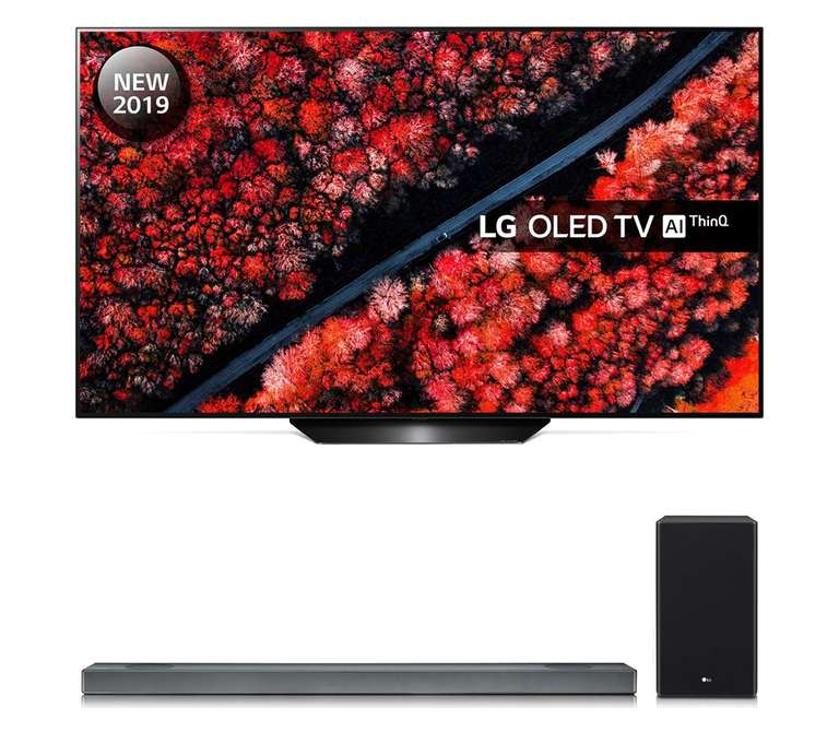LG OLED55B9PLA 55" 4K Ultra HD HDR Smart OLED TV • Free LG SJ3 Soundbar • 5 Year Warranty • 2 x Free 4K Blu-ray Films (worth £30) £999 @ PRC
