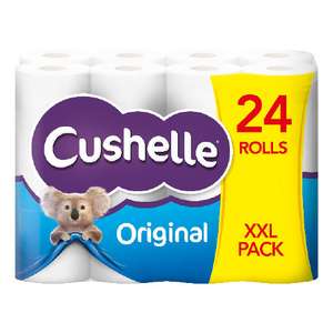 24x Cushelle Toilet rolls XXL pack £6.50 at Centra and SuperValu Northern Ireland