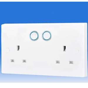 British General 900 Series 13A 2-Gang SP Smart Socket White - £16.20 + free Click and Collect @ TLC Direct (for 59 days!)