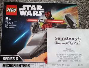 Darth Maul Sith Infiltrator Microfighter Lego £6.75 @ Sainsbury's