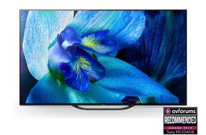 Sony BRAVIA KD55AG8 55 inch OLED 4K Ultra HD HDR Smart Android TV YouView + 6 years guarantee included £1199 Richer Sounds