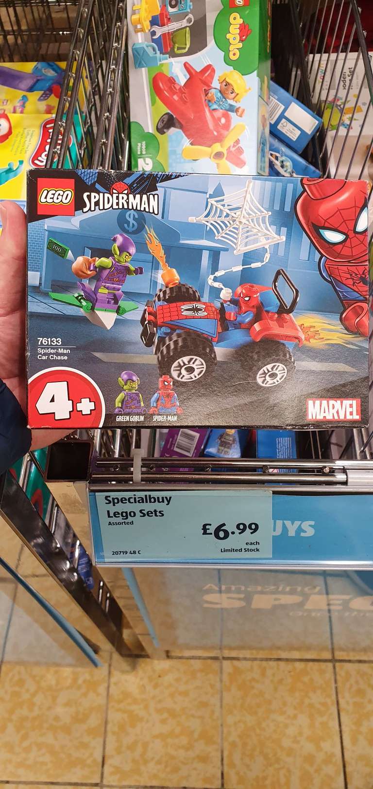 Lego Spider-Man Car Chase 76133 £6.99 instore @ Aldi