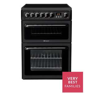 Hotpoint Newstyle HAE60K 60cm Double Oven Electric Cooker with Ceramic Hob £321.98 Delivered Using Code @ Very