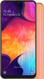 Samsung Galaxy A50 on O2 10gb data, unlimited txts / mins £24pm (£9.50pm after cashback) @ MPD