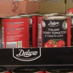 Deluxe tinned Italian Cherry Tomatoes 400g 59p @ Lidl