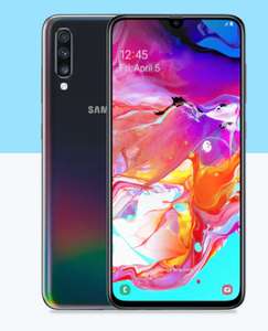 Samsung Galaxy A70 128GB Black, 10GB Data for £24 per month 24 months - £576 @ uSwitch