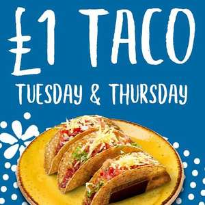 £1 Taco today only @ Chiquito