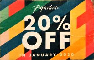 20% off Full price items with code at Paperchase