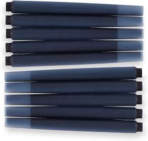 Parker Quink Fountain Pen Refills, Long Cartridges, Black Ink, Pack of 10 £1.74 at Amazon Prime / £6.23 Non Prime