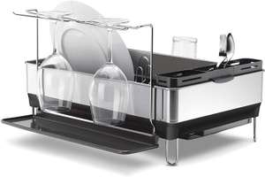 simplehuman Steel Dish Drainer and Glass Holder for £22.50 in-store @ John Lewis & Partners