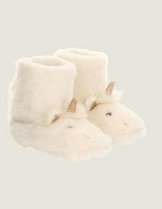 Girls unicorn slipper boots £5.40 delivered with code at Boden
