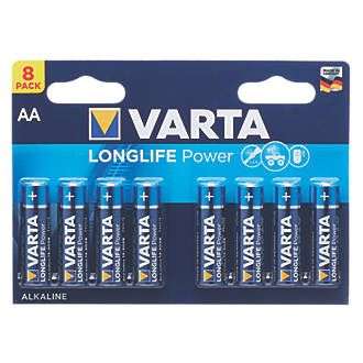 Varta High Energy AAA Batteries 8-Pack £2.74 @ Screwfix - click & collect