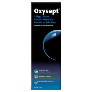Oxysept 1 Step Contact Lenses Disinfecting Solution 30 Days 80p at Superdrug (Brighouse)