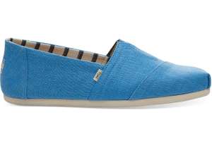 Toms Canvas Mens Classics now £12.92 sizes 6 up to 13 @ Toms Free delivery