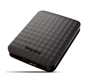 Maxtor 2TB USB 3.0 portable hard drive - Black £52.95 @ Amazon