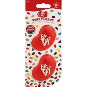 Jelly Belly 15710A 3D Gel Mini Vent Air Freshener Duo Pack-Very Cherry £2.50 + 99p NP @ Amazon