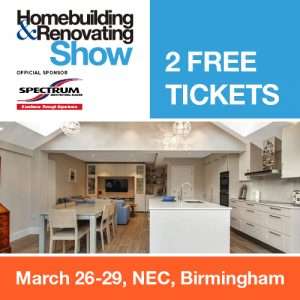 2 FREE TICKETS to NEC Birmingham Homebuilding & Renovating Show