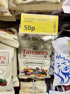 Taverners Liquorice All-sorts 165g Bag just 50p @ Poundstretchers in-store
