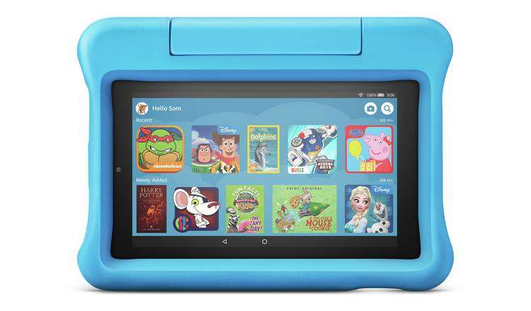 Amazon Fire 7 Kids Edition 7 Inch 16GB Tablet - Blue/Coral/Purple for £69.99/ 8 Inch for £89.99 @ Argos Free Click and Collect