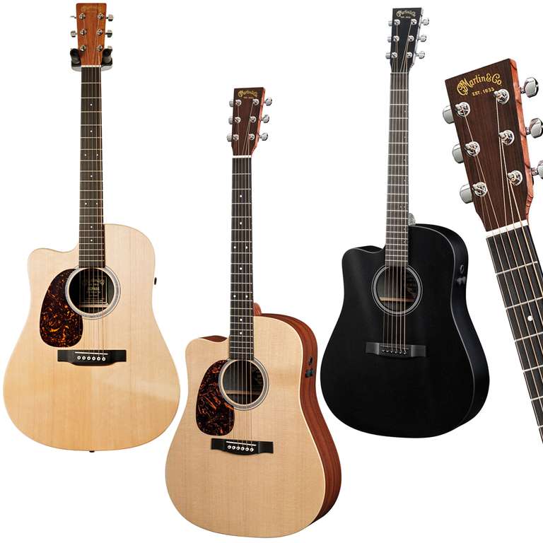 Left Handed - Martin Performing Artist Series Electro-Acoustic Guitars £599 Each With Free Next Day Delivery @ GuitarGuitar