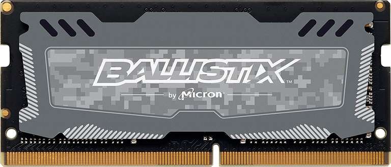Ballistix Sport LT 8GB (1x 8GB) 2400MHz DDR4 RAM Laptop Memory £27 at Amazon
