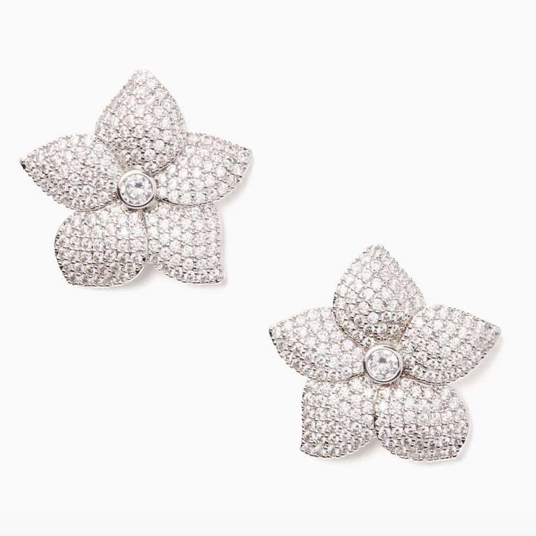 Kate Spade blooming pave bloom statement studs £34 @ Kate Spade store