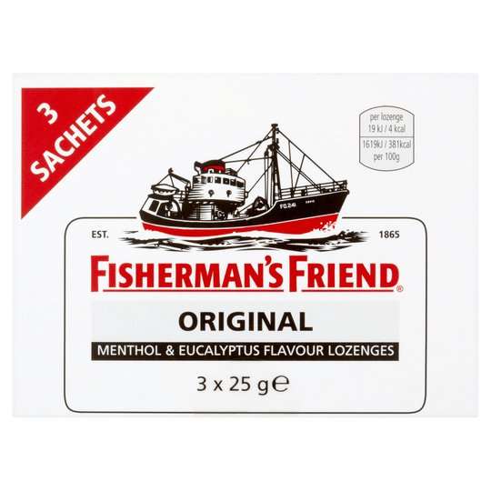 Fishermans Friend Strong Original 3X25g Packs On Offer For 2 For £3.50 @ Tesco