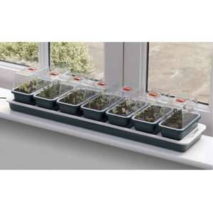 Garland G51 Super 7 Electric Heated Windowsill Propagator Plant Seed Vented Tray £26.71 @ Amos