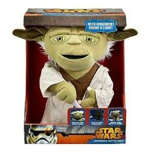 Star Wars Deluxe Interactive Lightsaber Yoda [Plush] £9.99 at Zoom / eBay