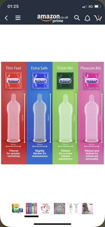 Durex Condoms Bulk Surprise Me Variety Assorted Multipack - Pack of 40 £15.79 + £4.49 non prime at amazon