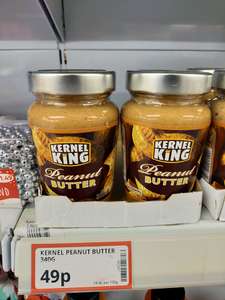 Kernel King Peanut Butter in a jar 340g - £0.49p in-store @ Poundstretcher (Liverpool)
