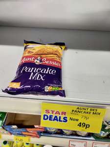 Aunt Bessie's pancake mix 480g reduced down to £0.49p @ Poundstretcher (Liverpool)