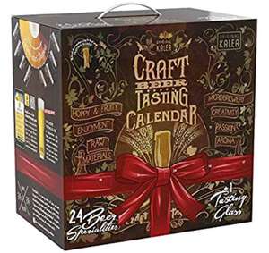 Kalea Craft BeerAdvent Calendar incl. Tasting Glass £29.99 Amazon sold by Rujia2018
