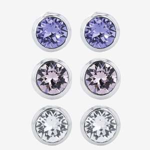 Set of 3 Pairs of Earrings Made With Swarovski® Crystals - £5.99 / £9.49 delivered @ Warren James