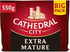 Cathedral City Extra Mature Cheddar 550g at Tesco for £3.50