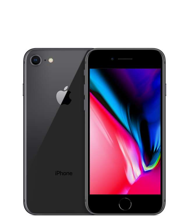 iPhone 8 on EE with 64GB Storage 16GB data / unlimited texts/calls £35 + £28 / 24 months £707 @ Mobiles.co.uk