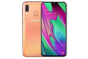 New Samsung Galaxy A40 Dual SIM SM-A405F Coral 5.9" LTE 64GB 4GB ram Factory Unlocked - £167.99 delivered from Technolec / ebay (With Code)