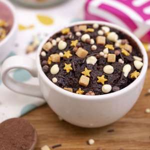 Zillionaire Chocolate Mug Cakes 3x portions free + £1.99 postage at Bakedin with Vodafone VeryMe Rewards