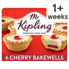 Mr Kipling Cherry Bakewells 6 Pack 85p Tesco