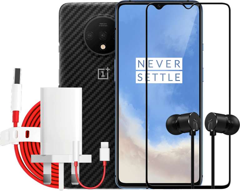 Oneplus 7T Smartphone 8GB RAM + 128GB Storage + case / Type-C Bullets / Warp Charge power adapter& cable / 3D Tempered Glass £549 @ Oneplus