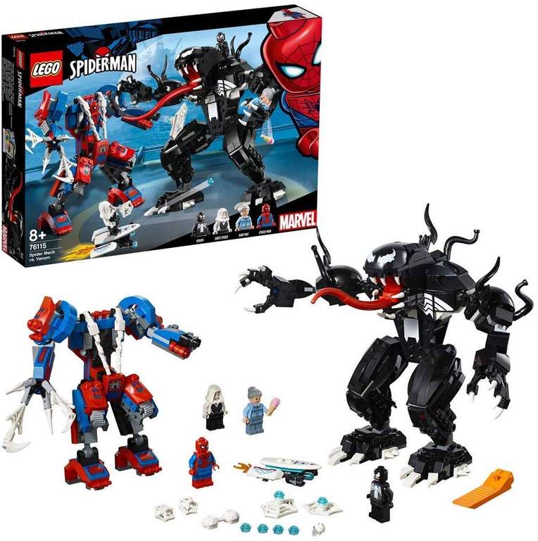 LEGO 76115 Marvel Super Heroes Spider Mech vs. Venom £30.40 delivered at Amazon
