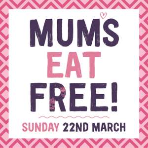 Mum's Eat Free on Mother's Day with the purchase of a full-price meal @ Giraffe